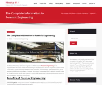 PHysics911.ca(Views on 9/11 from Scientific Approach) Screenshot