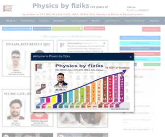 PHysicsbyfiziks.com(Physics by fiziks) Screenshot