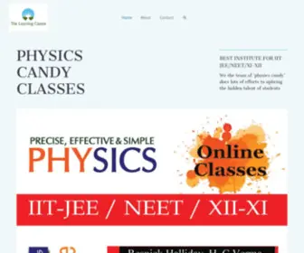 PHysicscandy.com(Just another WordPress site) Screenshot