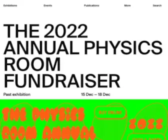 PHysicsroom.org.nz(The Physics Room) Screenshot