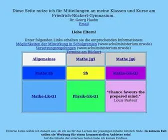 PHysimathek.de(Kommunikationseite) Screenshot