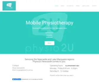 PHysio-2U.com(PHYSIO 2u) Screenshot