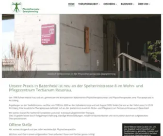 PHysio-Zweipfenning.ch(Physiotherapie Zweipfenning in Kirchberg (SG)) Screenshot