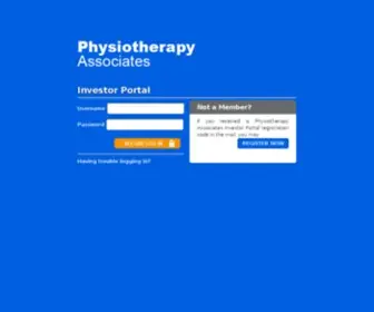 PHysiocorp.com(Physiotherapy Associates) Screenshot