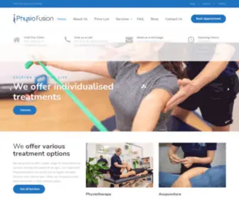 PHysiofusion.co.nz(Physiotherapy & Acupuncture) Screenshot