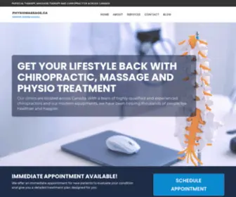 PHysiomassage.ca(Physio Therapy) Screenshot