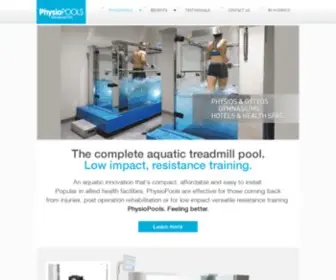 PHysiopools.com(Hydrotherapy Pool) Screenshot