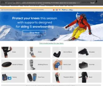 PHysioroom.com(Sports Injury Shop and Physio Room) Screenshot