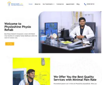 PHysioshinephysiorehab.com(Book Your Appointment) Screenshot