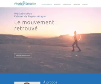 PHysiosolution.ch(Physiothérapie) Screenshot