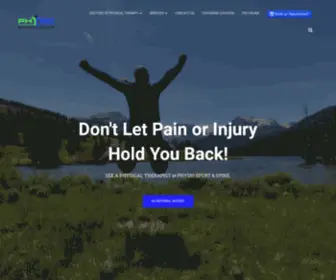 PHysiosportspine.com(Physio Sport & Spine Cheyenne's Physical Therapy) Screenshot