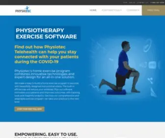 PHysiotec.ca(Physiotec home exercise program combines innovative technologies and expert design for an all) Screenshot