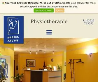 PHysiotherapie-Riesa.de(Über uns) Screenshot