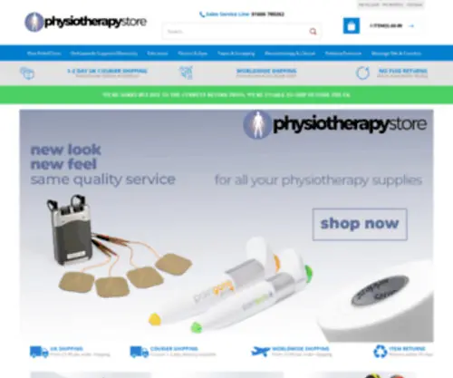PHysiotherapystore.com(Physiotherapy & Fitness Supplies) Screenshot