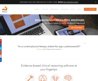 PHysiou.com(Evidence-based Physical Therapy Clinical Guide for Student & Professional) Screenshot