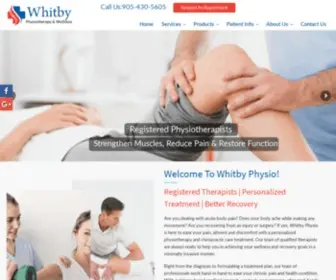 PHysiowhitby.com(PHysiowhitby) Screenshot