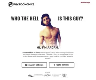 PHysiqOnomics.com(Home) Screenshot