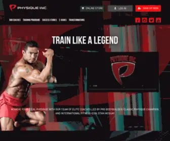 PHysiqueinc.net(Physique Inc) Screenshot