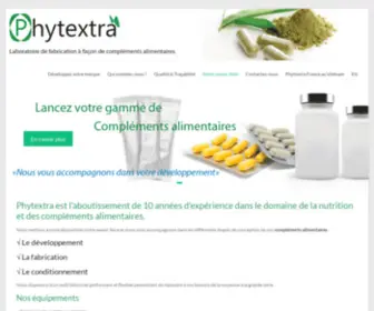 PHytextra.fr(Fabricant) Screenshot