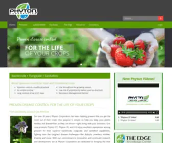 PHytoncorp.com(Phyton Corporation) Screenshot