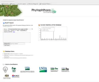 PHytophthoradb.org(Phytophthora Database) Screenshot