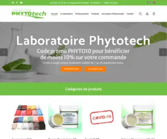 PHytotech.fr(Laboratoire Phytotech) Screenshot