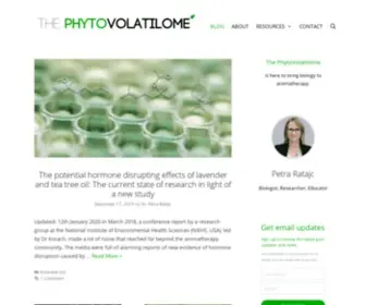 PHytovolatilome.com(The PhytoVolatilome) Screenshot