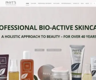 PHYTS.com.au(Buy Organic Natural Cosmetics Online in Australia) Screenshot