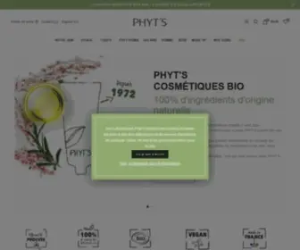 PHYTS.com(Accueil) Screenshot