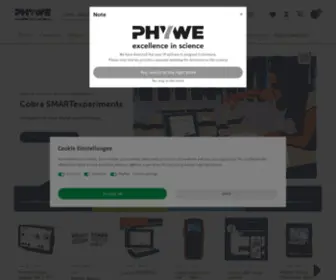 PHywe.eu(Science Education) Screenshot