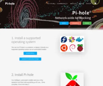 PI-Hole.net(Network-wide protection) Screenshot