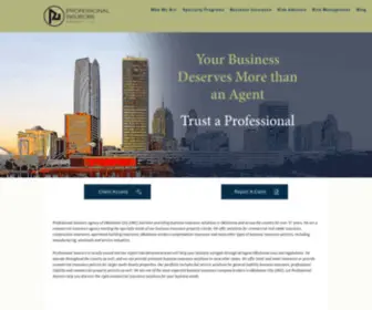 PI-INS.com(Professional Insurors Oklahoma City Business Insurance) Screenshot