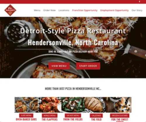 PI-Squaredhendersonville.com(Best Deep Dish & Detroit Style Pizza Restaurant In Hendersonville) Screenshot