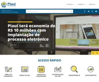 PI.gov.br(Governo do Piauí) Screenshot