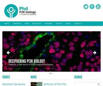 PI3K-PHDproject.eu(Biology in Health and Disease) Screenshot