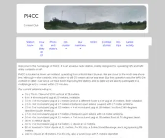 PI4CC.nl(PI4CC is a funny contest station on HF at the Dutch coast. Home brew and having fun) Screenshot
