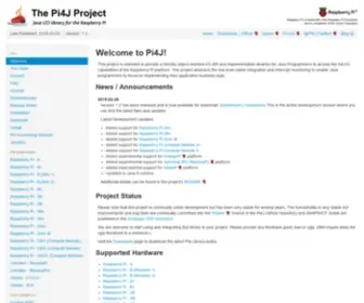 PI4J.com(Home The Pi4J Project) Screenshot