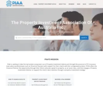 Piaa.asn.au(The home for Property Investment Advice) Screenshot