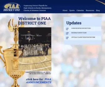 Piaad1.org(Piaa district one) Screenshot