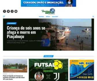 Piacabucunews.com.br(Piaçabuçu News) Screenshot