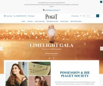 Piaget.de(Uhrmacher & Luxusjuwelier) Screenshot