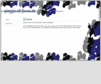 Piaggio-X8-Forum.de(Domain reserved) Screenshot
