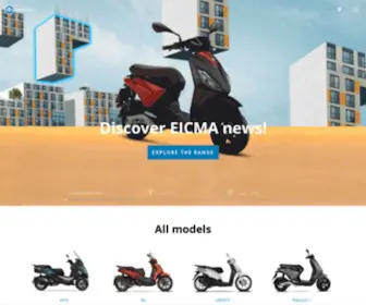 Piaggio.com(Scooters en stedelijke mobiliteit) Screenshot