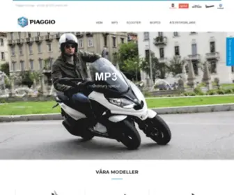 Piaggio.se(PIAGGIO) Screenshot