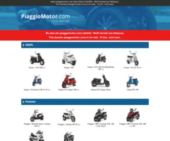 Piaggiomotor.com(Piaggio Motor) Screenshot