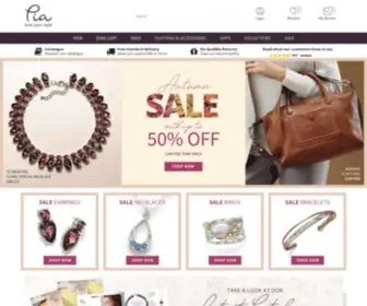 Piajewellery.com(Women's jewellery) Screenshot