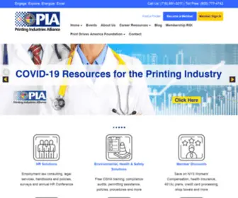 Pialliance.com(Printing Industries Alliance) Screenshot