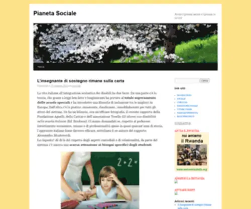 Pianetasociale.com(Pianetasociale) Screenshot