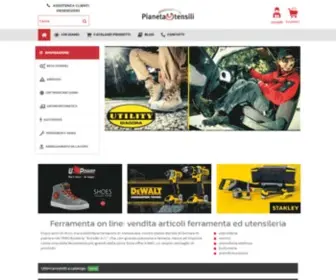 Pianetautensili.it(Vendita utensili da lavoro e ferramenta online) Screenshot