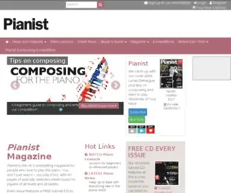 Pianistmagazine.com(Helping you become a better player) Screenshot